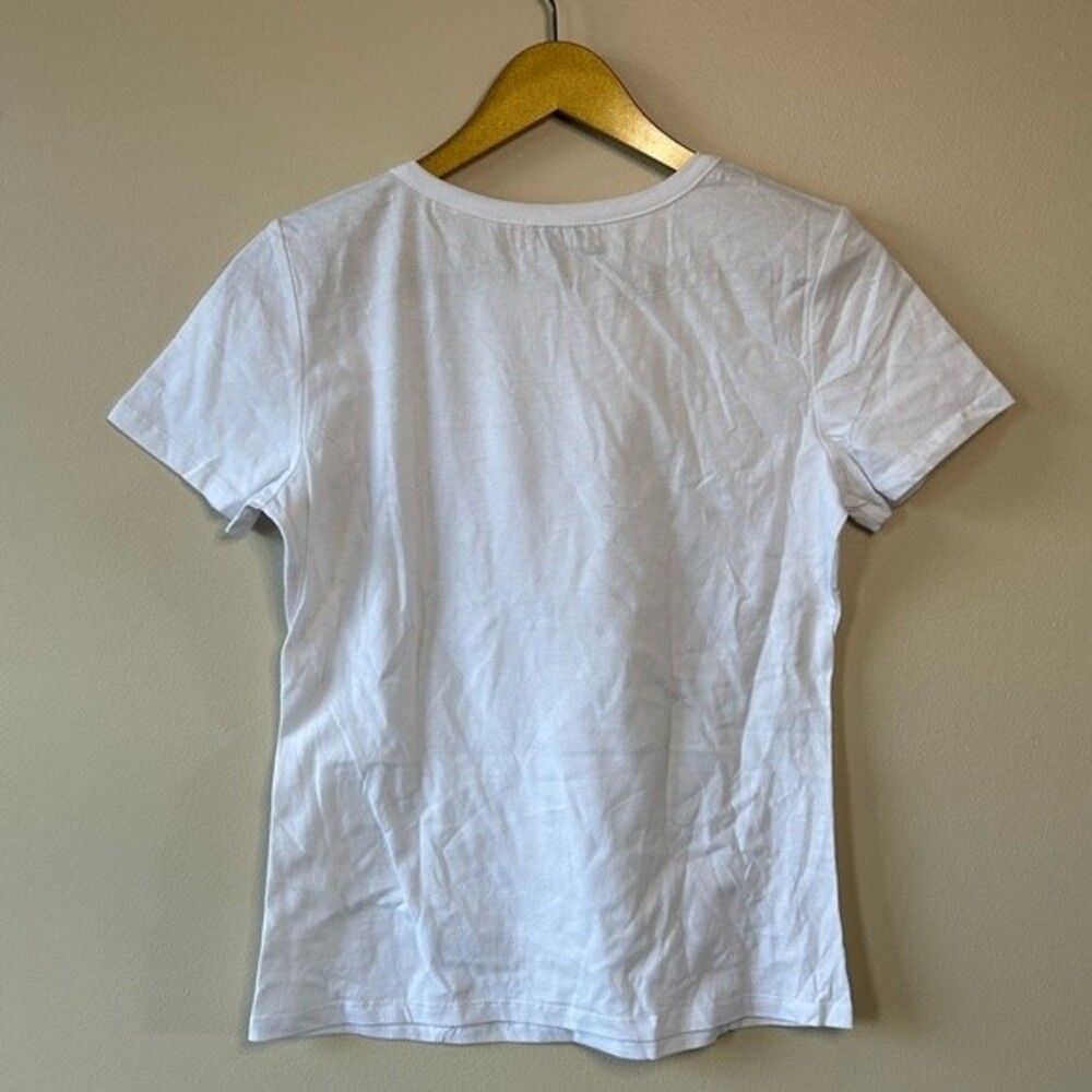 n:Philanthropy Classic White Distressed Tee Shirt Size XS - Picture 6 of 7